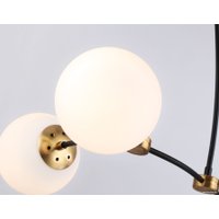 Люстра средней высоты Ambrella light Traditional TR2544/4 BK/SB