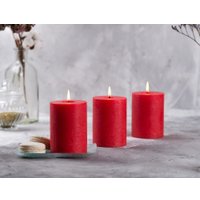 Набор свечей Мелт 75 мм (3 шт, красный)