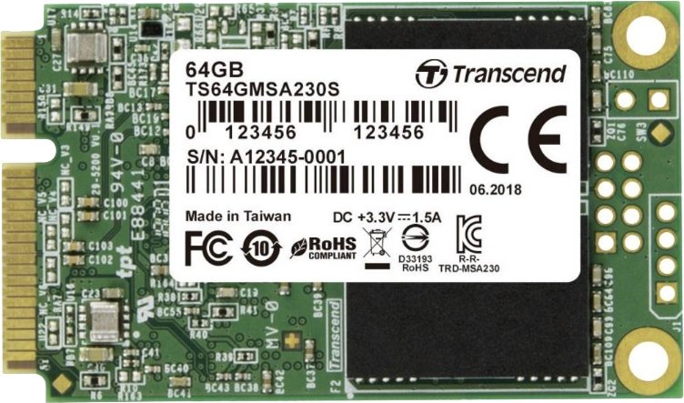 

SSD Transcend 230S 64GB TS64GMSA230S