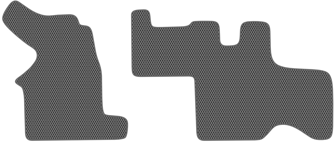 

Комплект ковриков для авто Alicosta Volkswagen Transporter IV (минивэн / T4 / 2 места) 1990 - 2003 (серый, ромб)