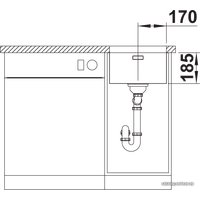 Кухонная мойка Blanco Solis 340-U 526115 (полированная)