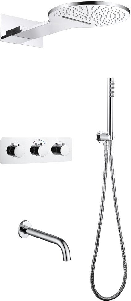 

Душевая система Abber Wasser Kreis AF8150 (хром)