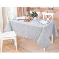 Скатерть АртПостель Вензель серый СБ.150.220 220x150