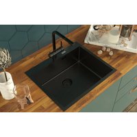 Кухонная мойка ARFEKA AF 600*505 Black PVD Nano