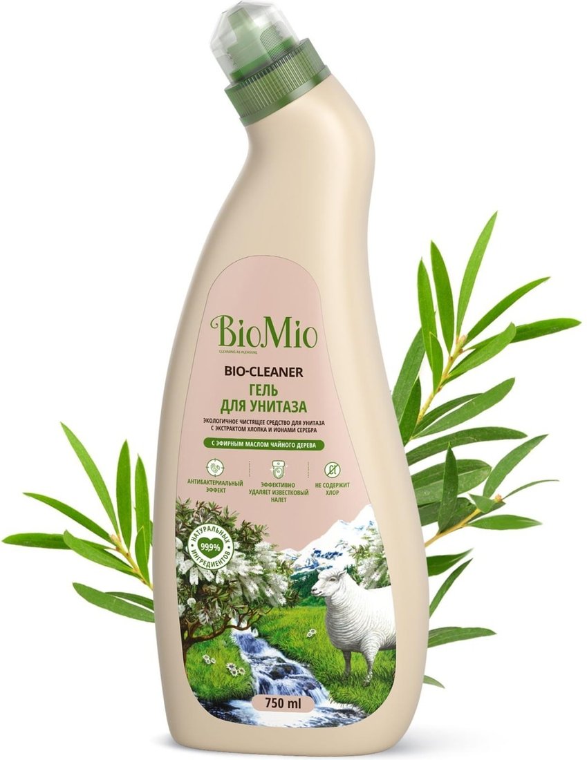 

Средство для унитаза BioMio Bio-Cleaner Чайное дерево 0.75 л