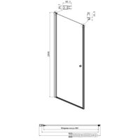 Душевой уголок Ambassador Elysium 100x90x200 111011111CX-90CX