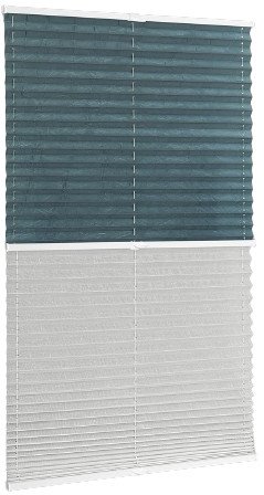 Плиссе Delfa Basic Crush СПШ-35602/3504 Basic Transparent (52x160, маренго/белый)