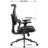 Офисное кресло myroo Office Wizard HS-3853H-1-B (black)