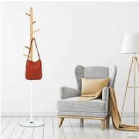 Вешалка для одежды Brabix Cr-1906 606440 (белый-бук)