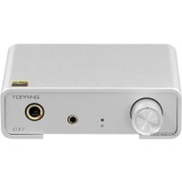 Настольный усилитель Topping DX1 (серебристый)