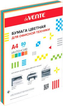 

Офисная бумага deVente A4 80 г/м2 100 л 2072411