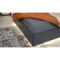 Кровать Империал Мишель 160 с ПМ (антрацит)