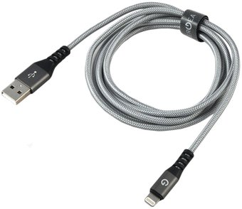 Кабель Energea AluTough Lightning (серебристый)