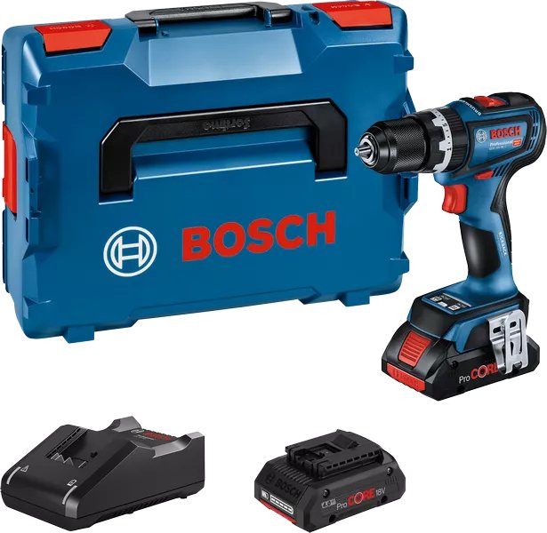

Ударная дрель-шуруповерт Bosch GSB 18V-90 C Professional 06019K6104 (с 2-мя АКБ 4 Ач, кейс)