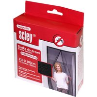 Москитная сетка на дверь Scley 0395-112110 (210x100, черный) в Мозыре