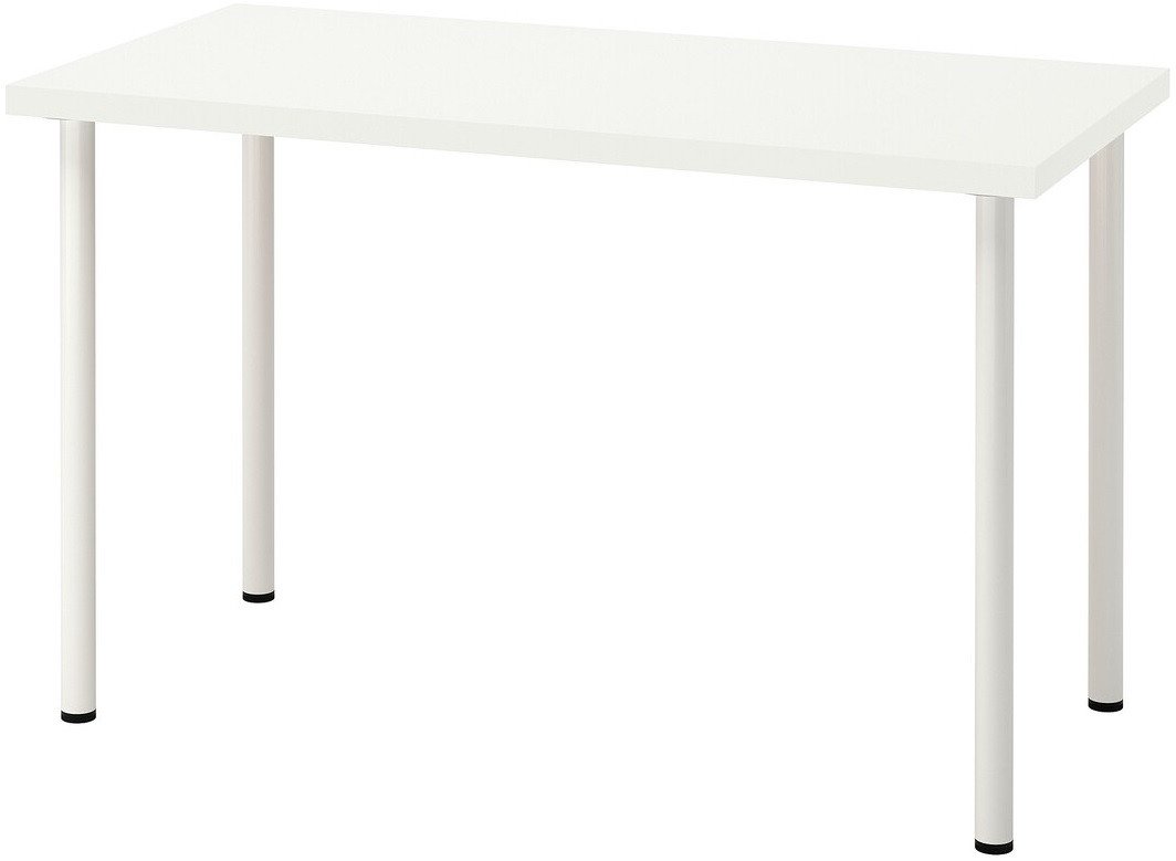 

Стол Ikea Лагкаптен/Адильс 294.167.58 (белый)