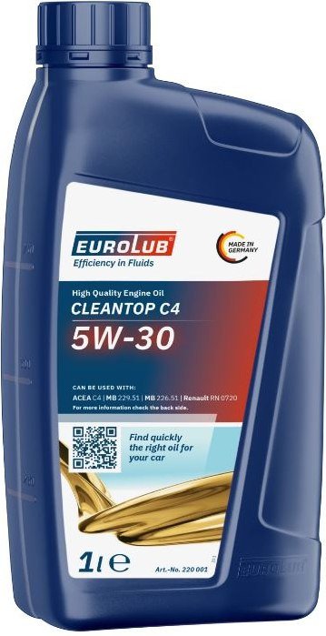 Моторное масло EUROLUB Cleantop C4 5W-30 RN0720 1л