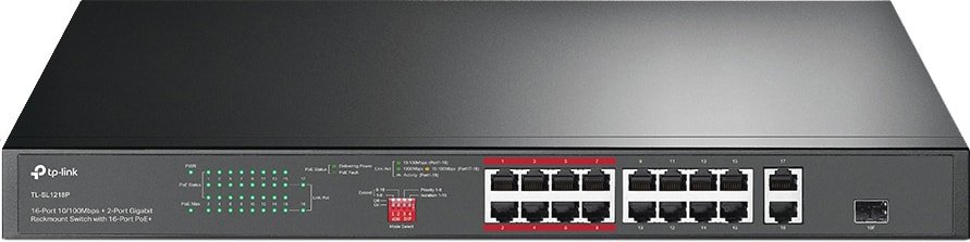 

Неуправляемый коммутатор TP-Link TL-SL1218P