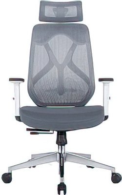 

Офисное кресло Norden Имидж Grey YS-0817H(D+T)W (белый пластик/серая сетка)