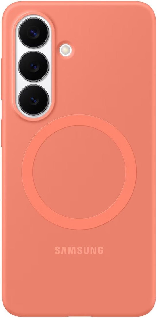 Чехол для телефона Samsung Silicone Magnet Case для Samsung Galaxy S26 (коралловый)