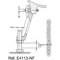 Ножки опорные Jacob Delafon E4113-NF