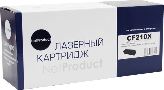 

Картридж NetProduct N-CF210X (аналог HP CF210X)