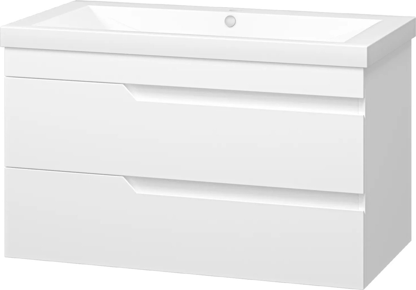 

Misty Тумба с умывальником Софт 90 П-Соф-01090-011П2Я+10.150.00900.001