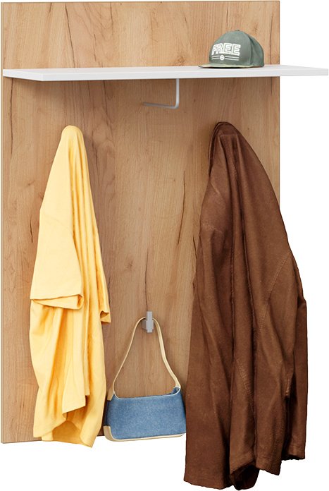 Вешалка для одежды Трия Ханна (дуб крафт золотой/белый ясень)