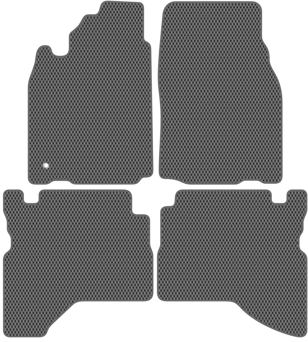 

Комплект ковриков для авто Alicosta Mitsubishi Pajero Sport I (suv / K90) 1998 - 2008 (серый, ромб)