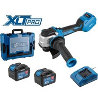 Угловая шлифмашина Bull CSG 1812-1 SR XLTpro Xcase 1333998 (с 2-мя АКБ, кейс)