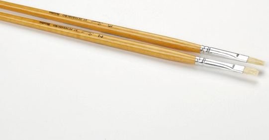 

Кисть для рисования Невская палитра Сонет 2056773 (щетина, плоская, на длинной ручке, №3)