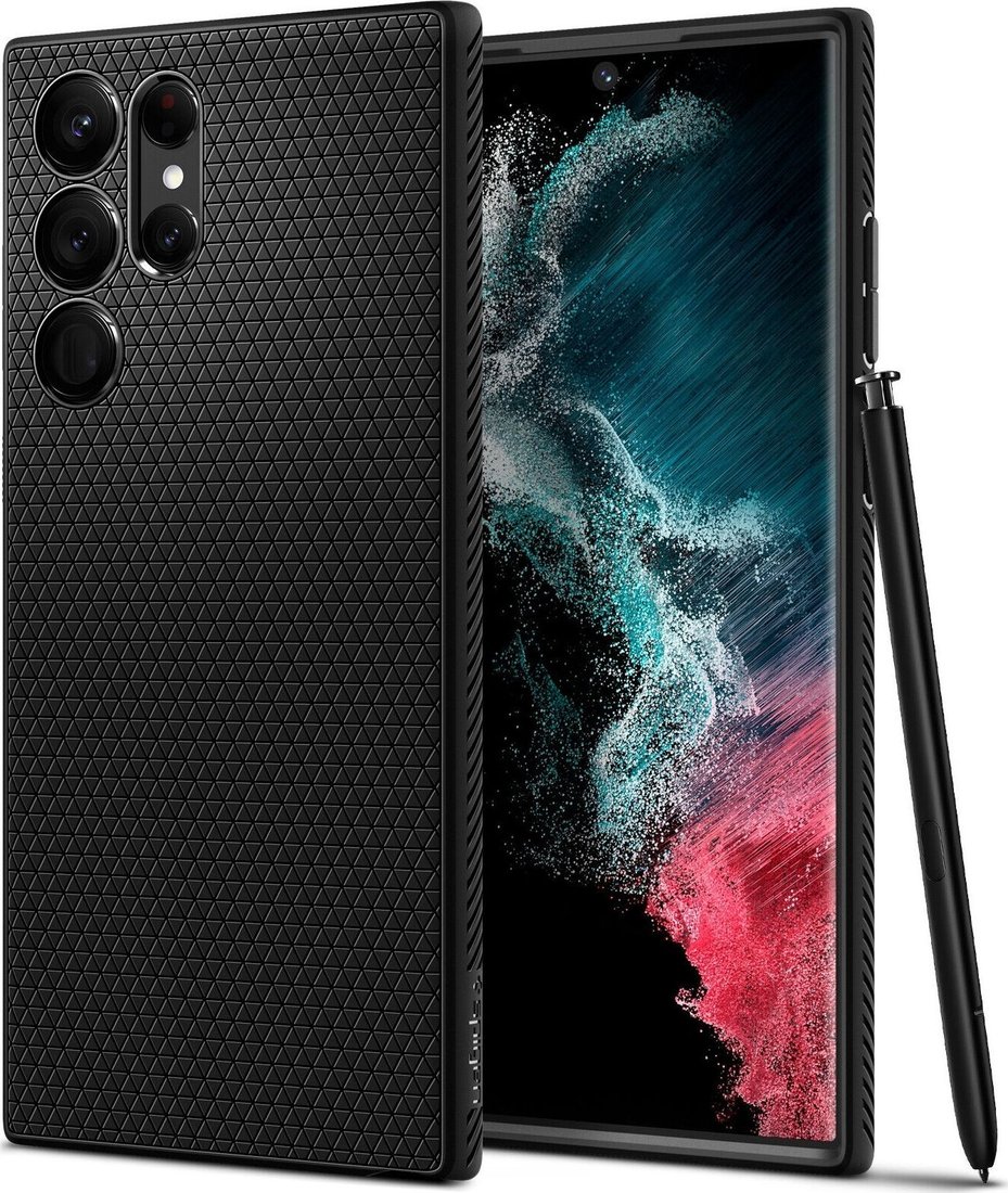 

Чехол для телефона Spigen Liquid Air для Galaxy S22 Plus ACS03953 (черный)