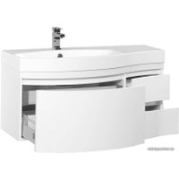  Aquanet Тумба под умывальник Опера 115 L (белый, 3 ящика)
