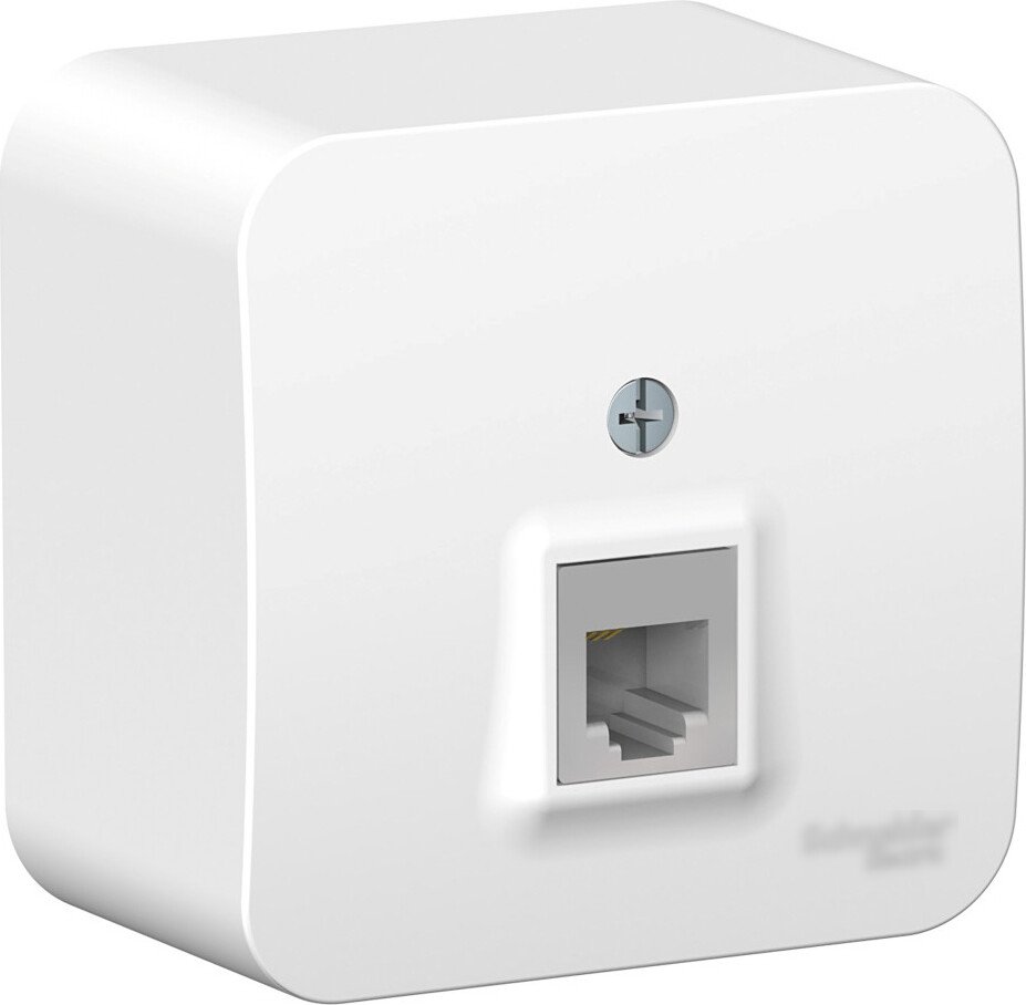 

Розетка телефонная Systeme Electric Blanca BLNIA011001 (белый)