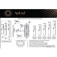 Подвесная люстра Aployt Danil APL.638.11.02