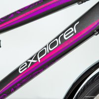 Велосипед Explorer Lady S LAD267S (серый/фиолетовый)