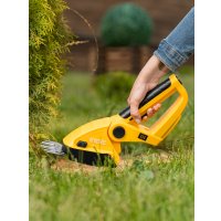 Кусторез + ножницы Denzel GS-7 (с АКБ)