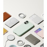 Чехол для телефона Ringke Silicone Magnetic для iPhone 17 (Soft Mint)