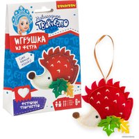 Набор для создания поделок/игрушек Bondibon Елочные игрушки из фетра своими руками. Ежик ВВ3086