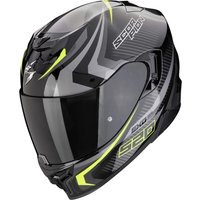 Мотошлем Scorpion Exo Exo-520 Evo Air Terra (р. XL, черный/серебристый/желтый)