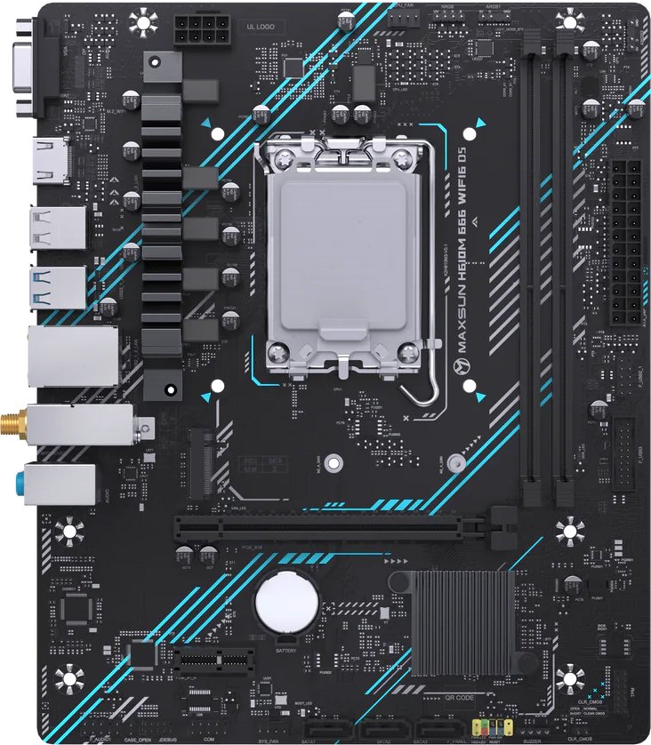 

Материнская плата Maxsun H610M 666 WiFi6 D5