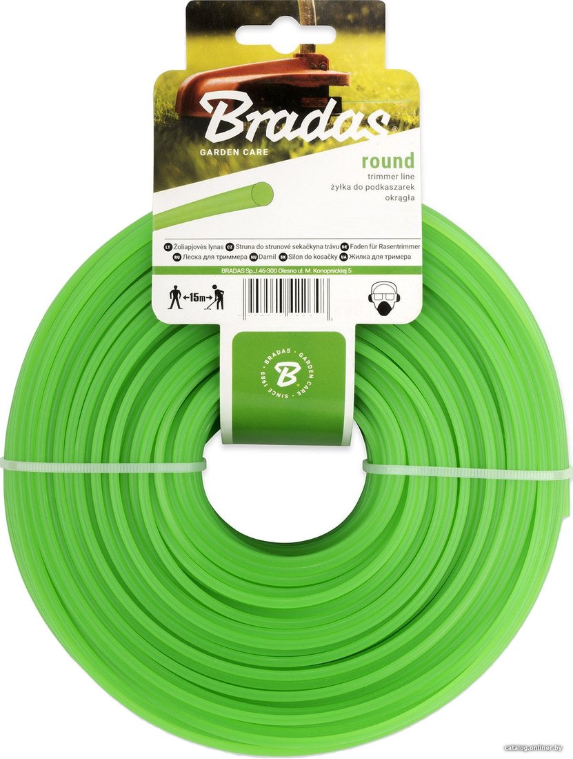 Леска для триммера Bradas Trimmer ZTO24100K (круг)