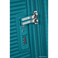 Чемодан-спиннер American Tourister Soundbox Jade Green 77 см