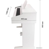 Цифровое пианино Rockdale Fantasia RDP-7088 (белый)