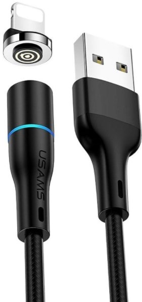 

Кабель Usams USB Type-A - Lightning US-SJ352 (1 м, черный)