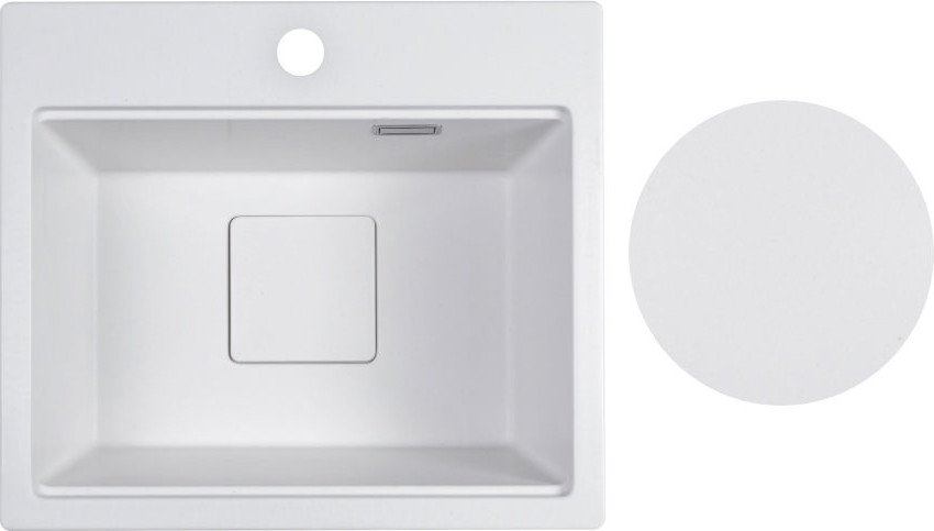 

Кухонная мойка Marblan Comfort 48 (иней, с сифоном)