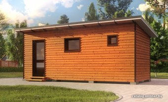 Дом и Баня Пионерка (2.3x6 м)
