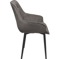 Стул Трия Шато конус Т2 (черный муар/велюр серо-коричневый)