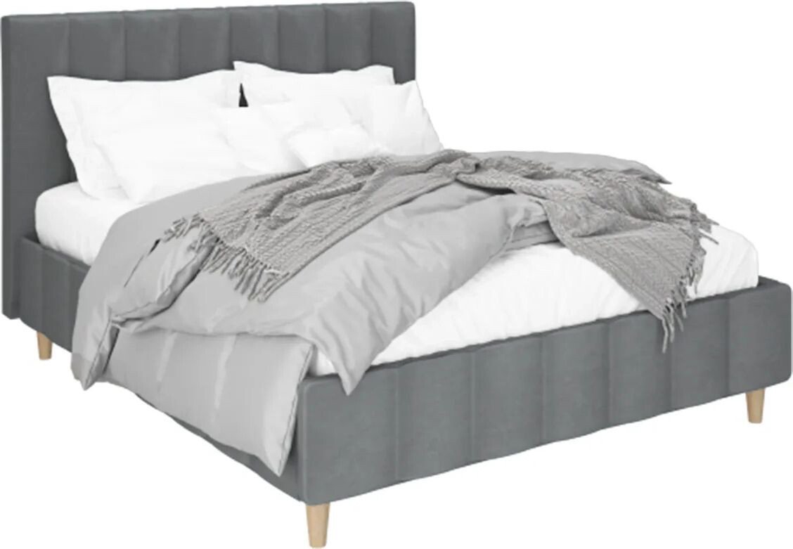 

Кровать Боринское Мебель Сицилия 160х200 с ПМ Civilia 25 (серый)