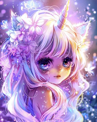 Феникс+ Девочка-единорог 68584